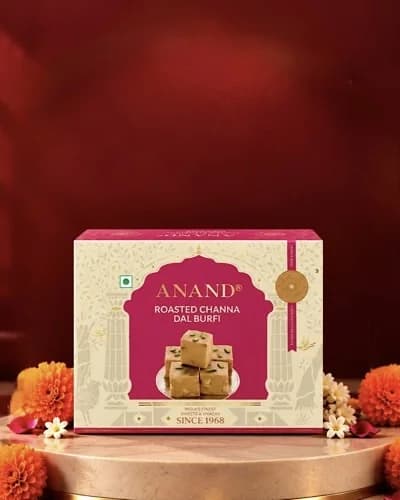 Anand Sweets Roasted Channa Dal Burfi