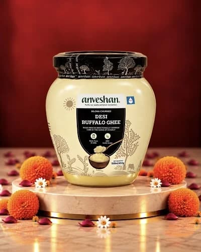 Anveshan Bilona-Churned Desi Buffalo Ghee