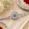 Silver rakhi - 92.5 sterling silver rakhis for brothers on Raksha Bandhan