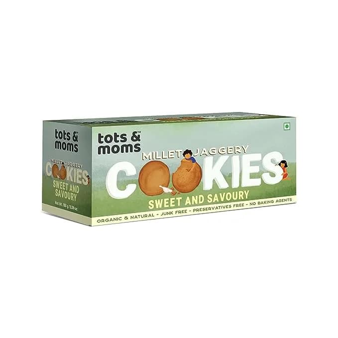 Tots & Moms Millet & Jaggery Cookies