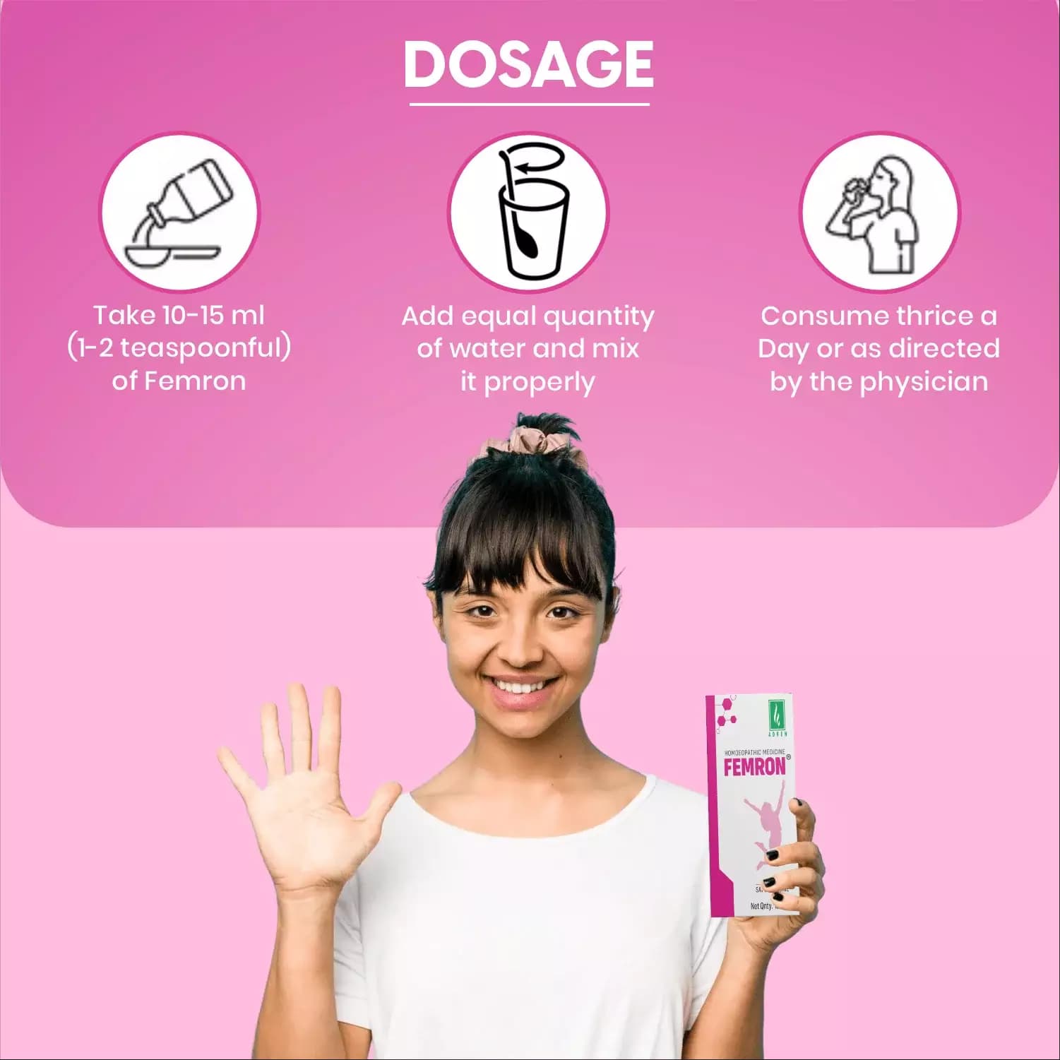 Adven Femron Syrup-Dosage
