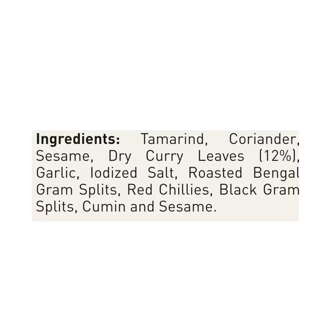 Curry Leaf Powder-Ingredinets
