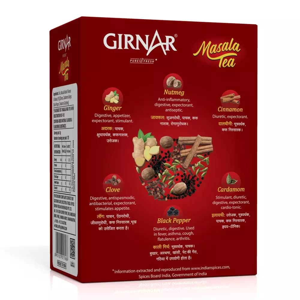 Girnar Masala Tea-Ingredients