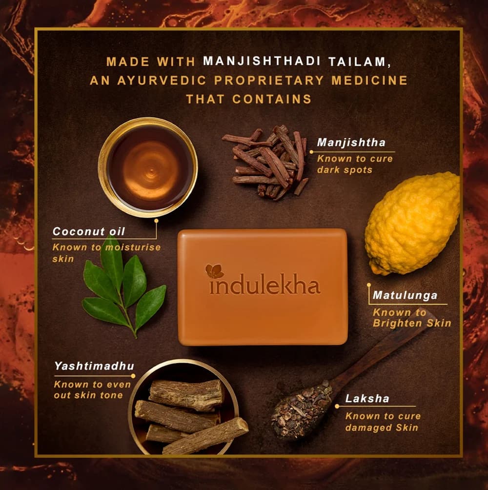 Indulekha Soap-Ingredients