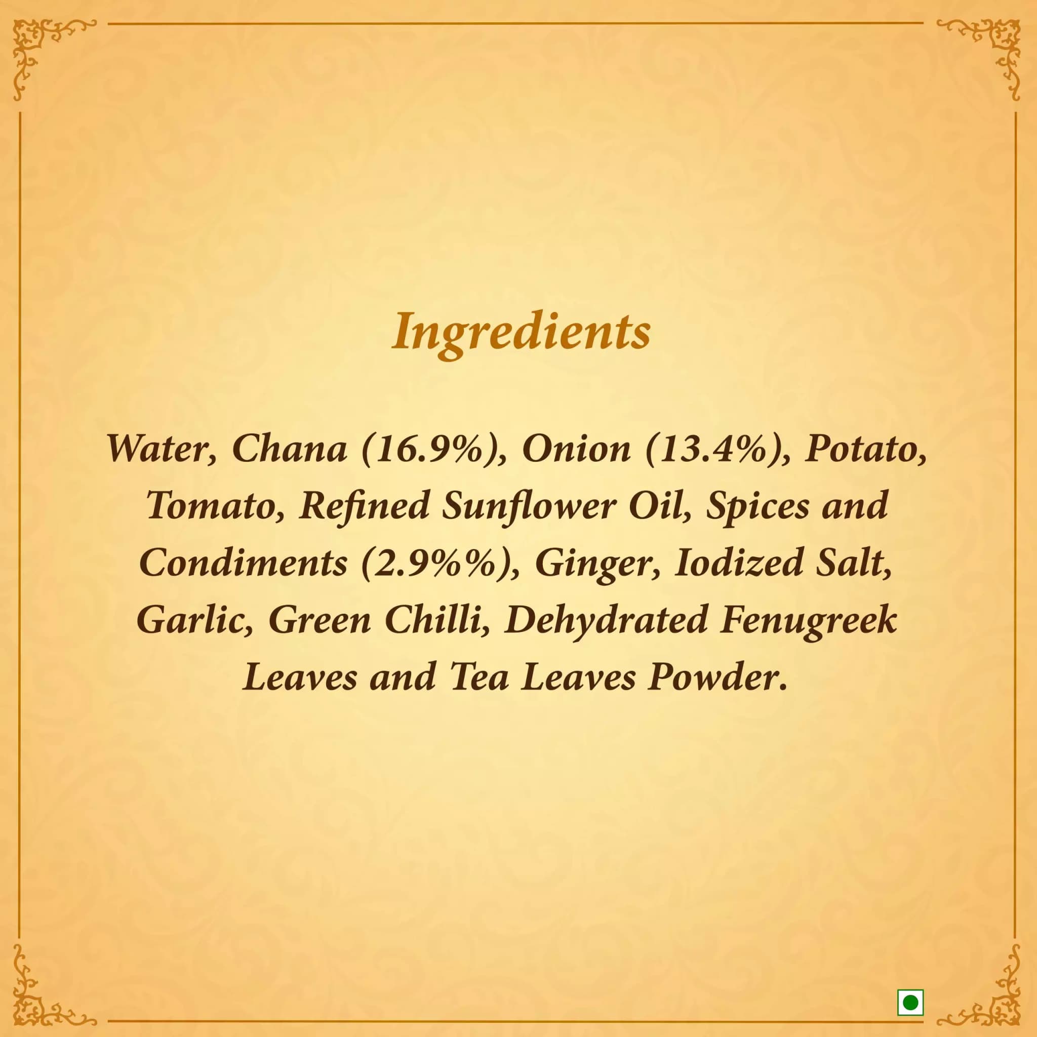 Pindi Chana-Ingredients