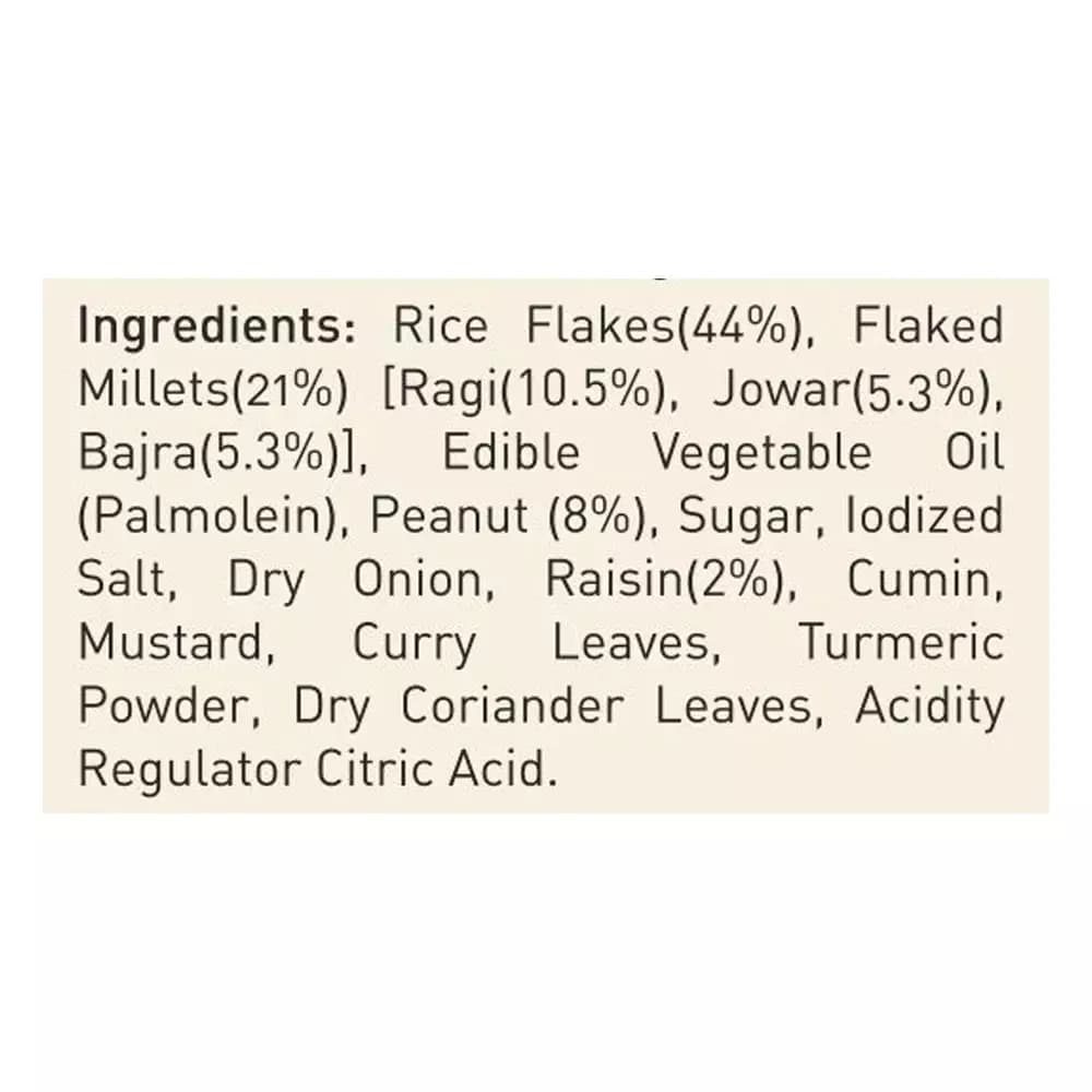 Quick Millet Poha-Ingredients