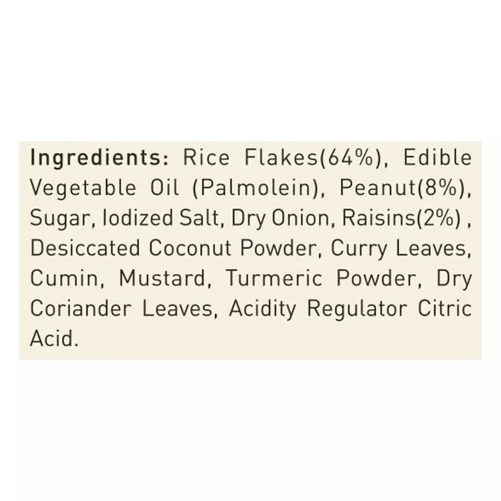Quick Poha-Ingredients