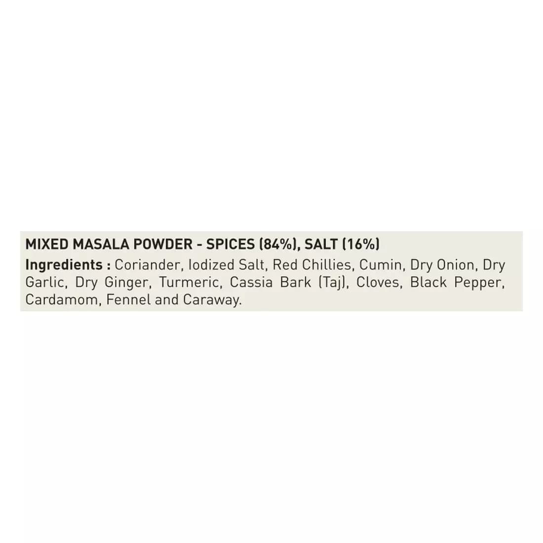 Rajma Masala-50g-Ingredients