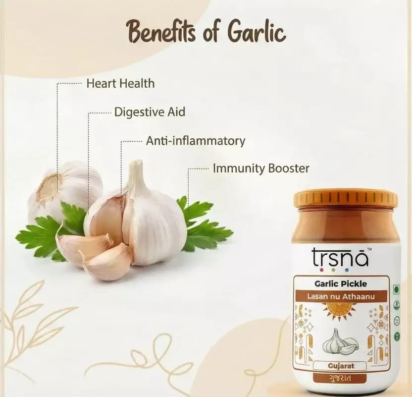 Trsna Garlic Pickle-Benefits