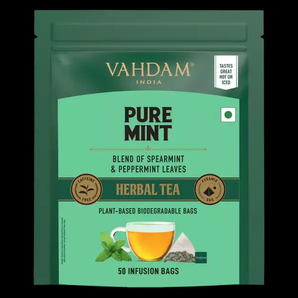 Vahdam Pure Mint Herbal Infusion