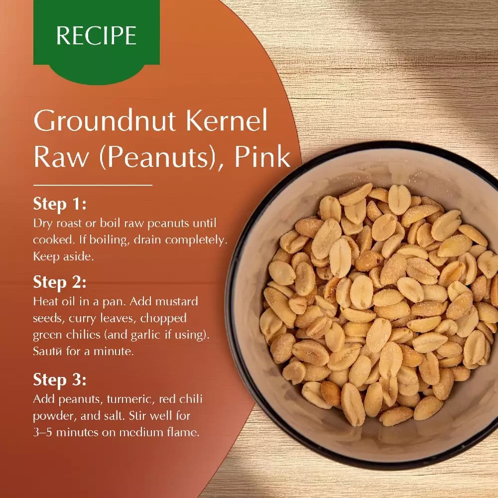 Vedaka Raw Peanuts-Process