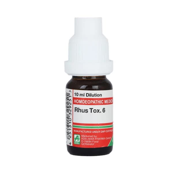 Adel Rhus Tox Dilution 6 CH Bottle
