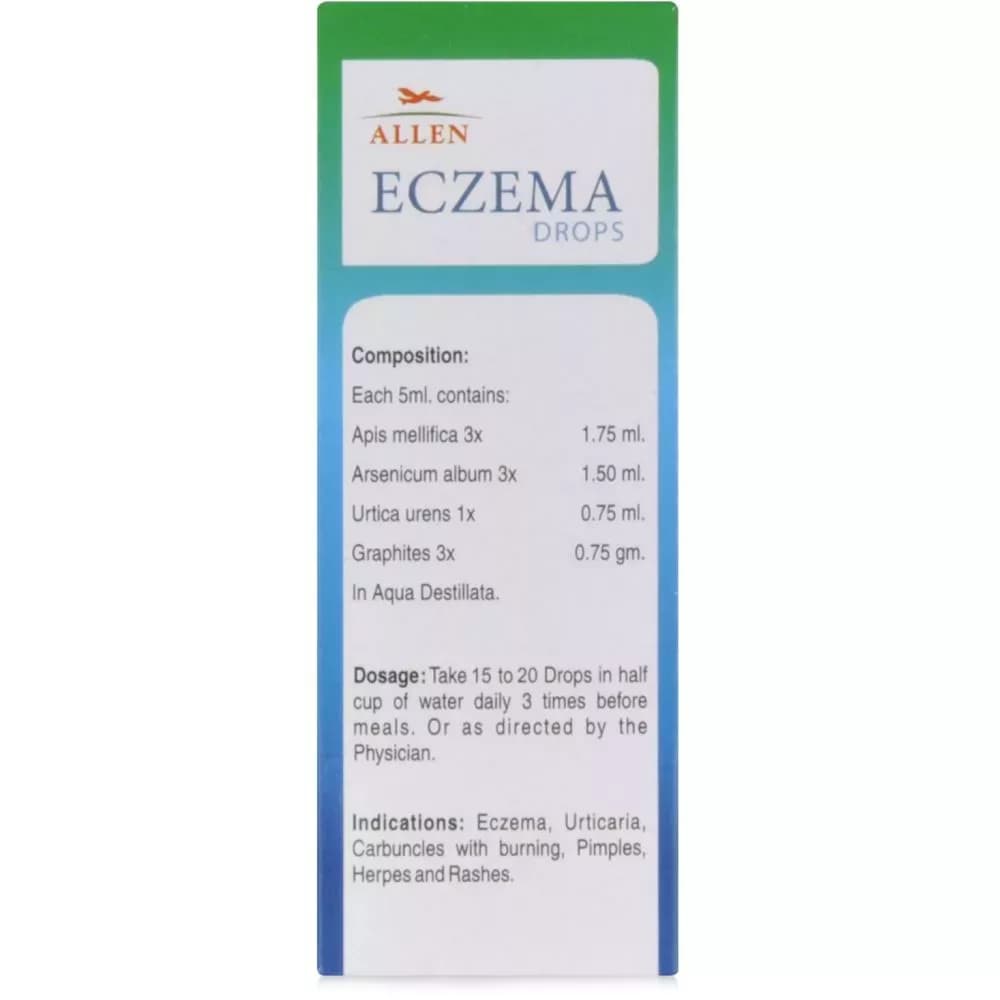 Allen A11 Eczema Drop 30 ml Composition Info