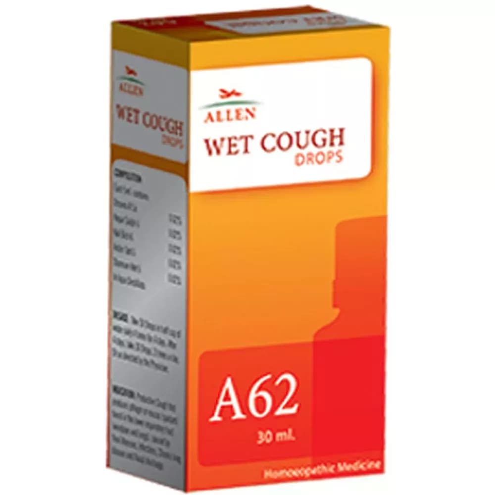 Allen A62 Wet Cough Drop 30 ml Main Image