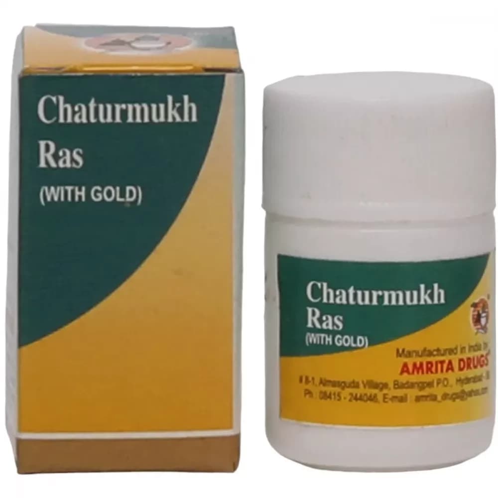 Amrita Chaturmukh Ras tablets