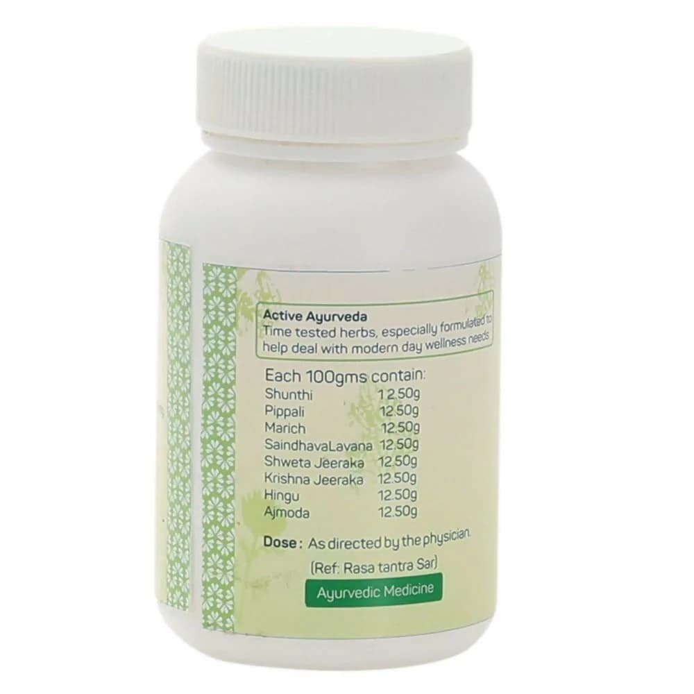 Amrita Hingwastak Churna, 50 g Dosage details