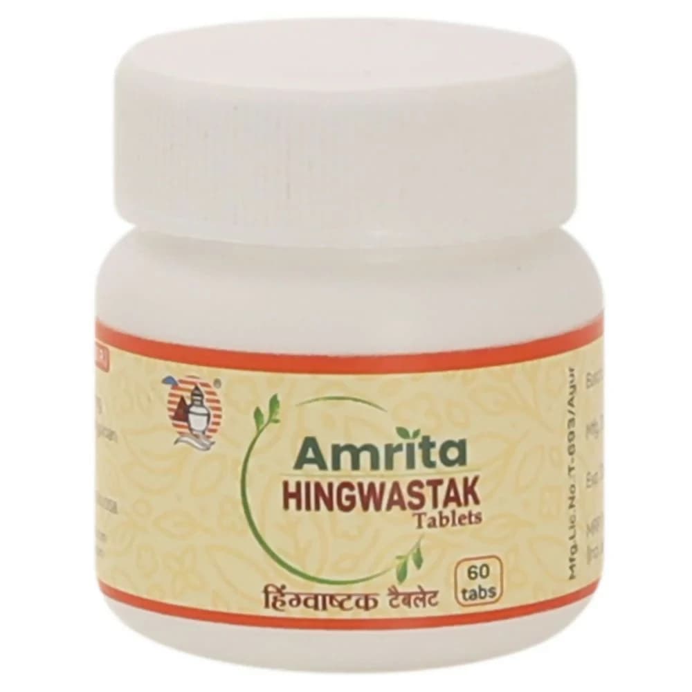 Amrita Hingwastak 60 Tablets Bottle