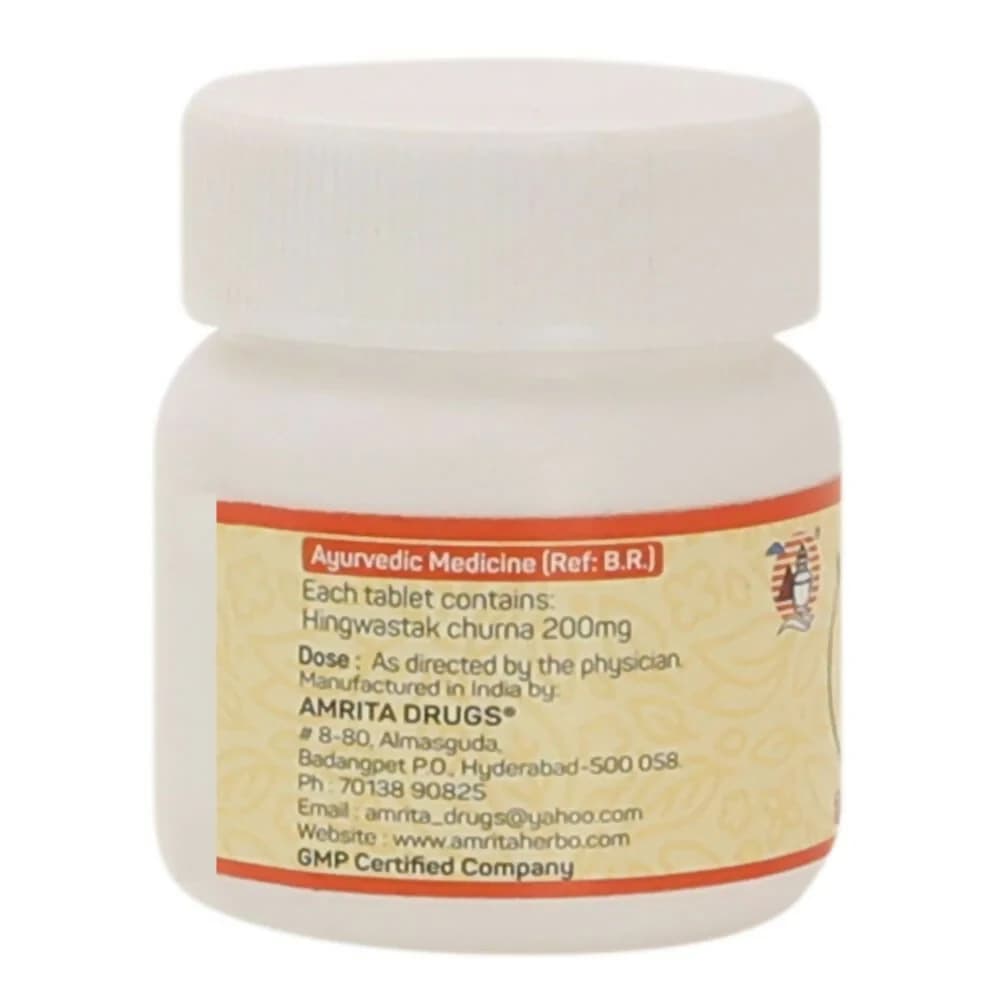 Amrita Hingwastak 60 Tablets manufacturing Details