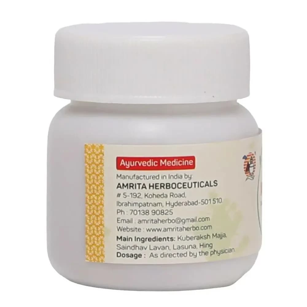 Amrita Kuberaksh Vati 60 tablets Manufacturing details