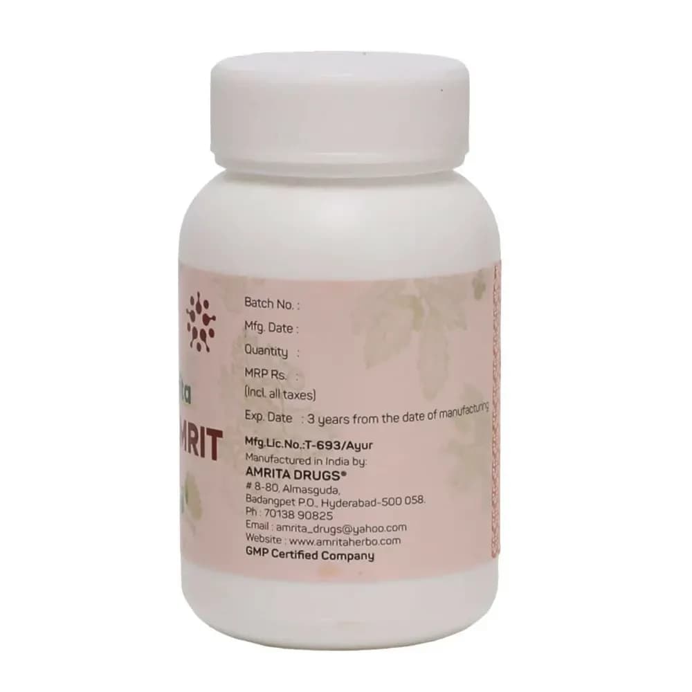 Amrita Medamrit Tablets 100 Batch & Manufacturing details