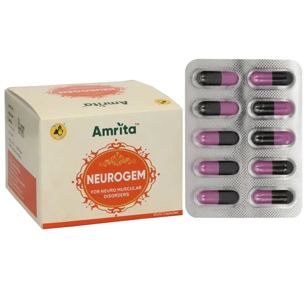 Amrita Neurogem 100 Capsules Main Image