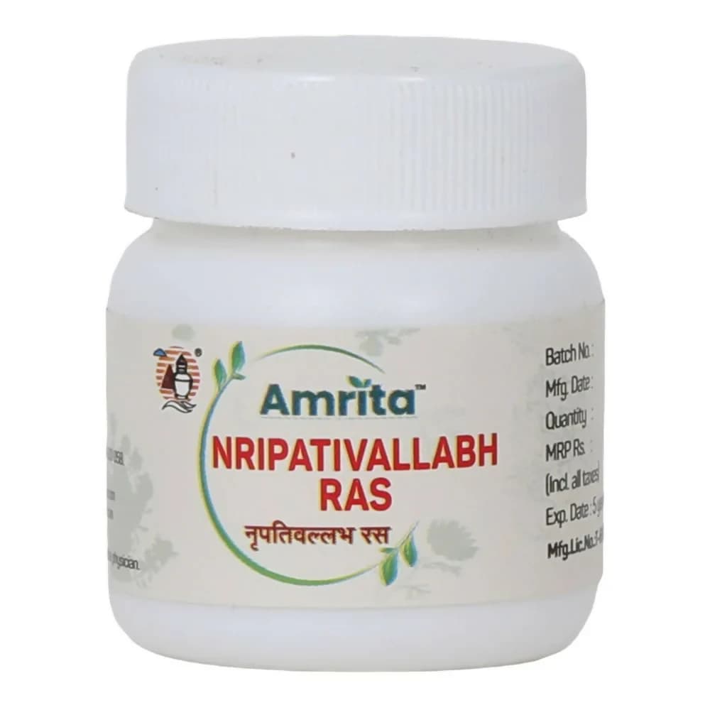 Amrita Nripativallabh Ras 60 tablets Main Image