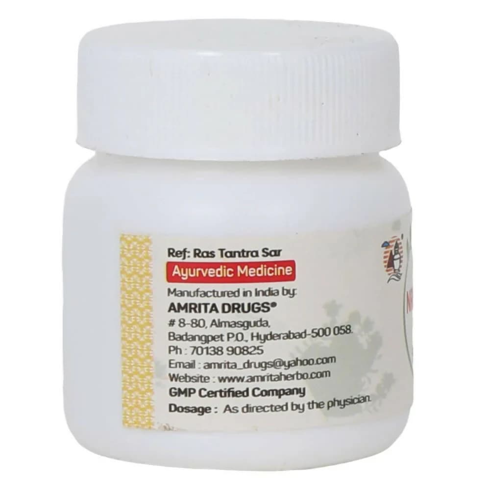 Amrita Nripativallabh Ras 60 tablets Manufacturing details