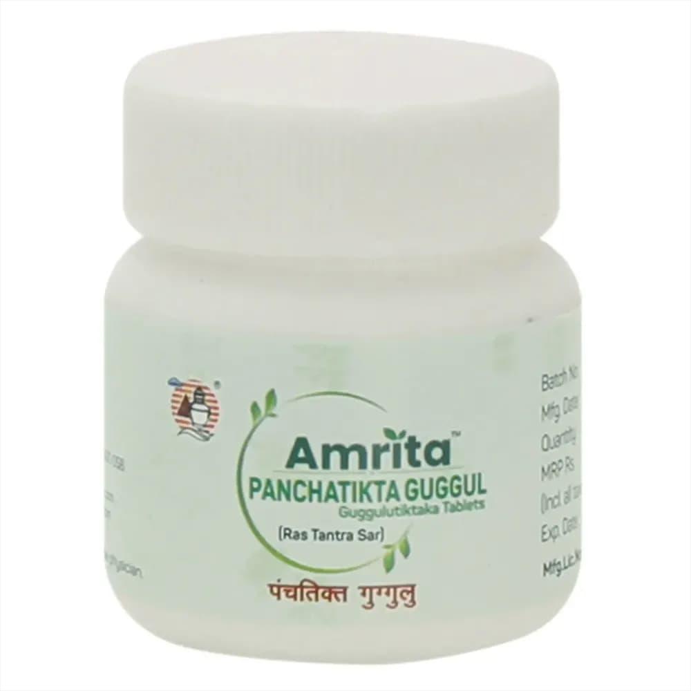  Amrita Panchatikta Guggul 60 Tablets Bottle