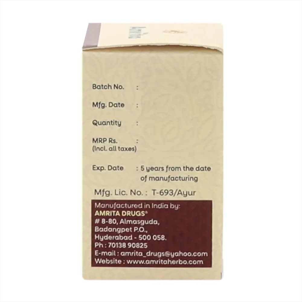 Amrita Rasaraj Ras 10 Tablets Batch & Manufacturing Details