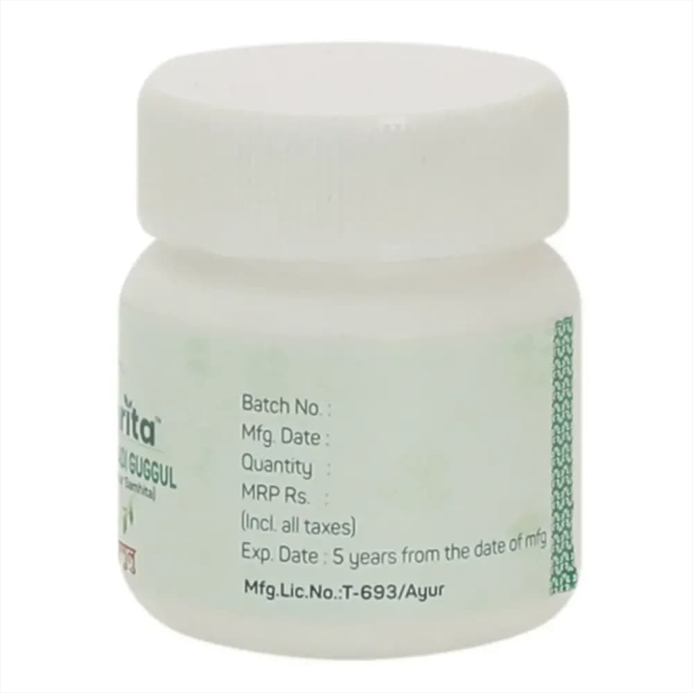Amrita Triphala Guggul 60 tablets Batch details