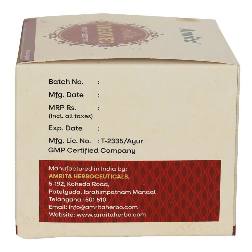 Amrita Vigoved 100 Capsules Dosage