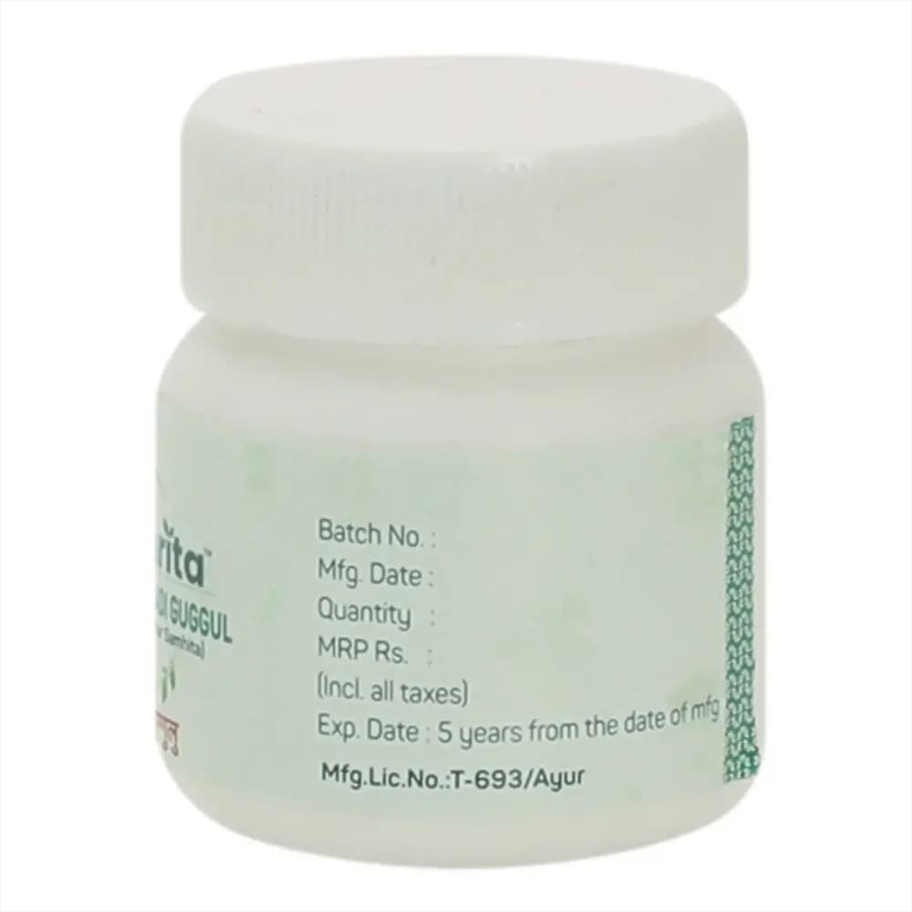 Amrita Yograj Guggul 60 Tablets Batch Details