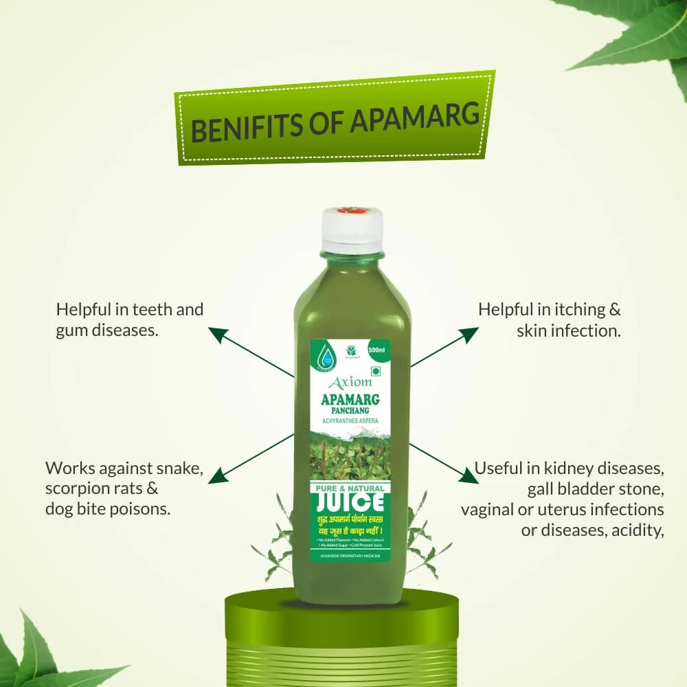 Axiom Apamarg Juice 500 ml Benefits 