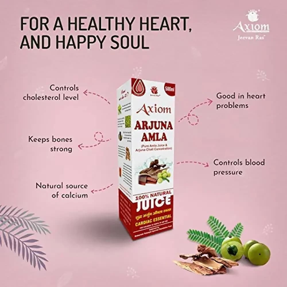 Axiom Arjuna Amla Juice 500 ml Benefits 