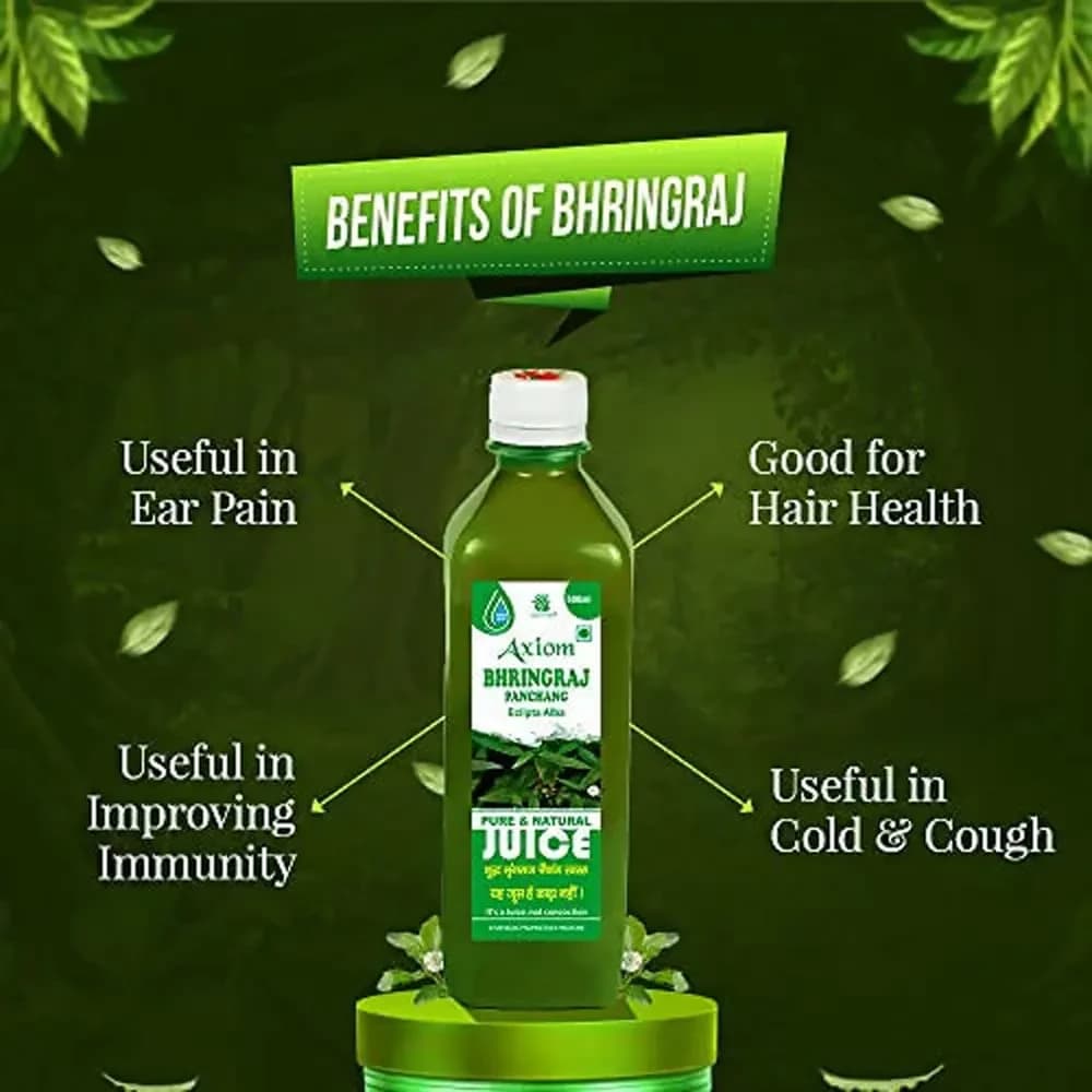 Axiom Bhringraaj Juice 500 ml Benefits 