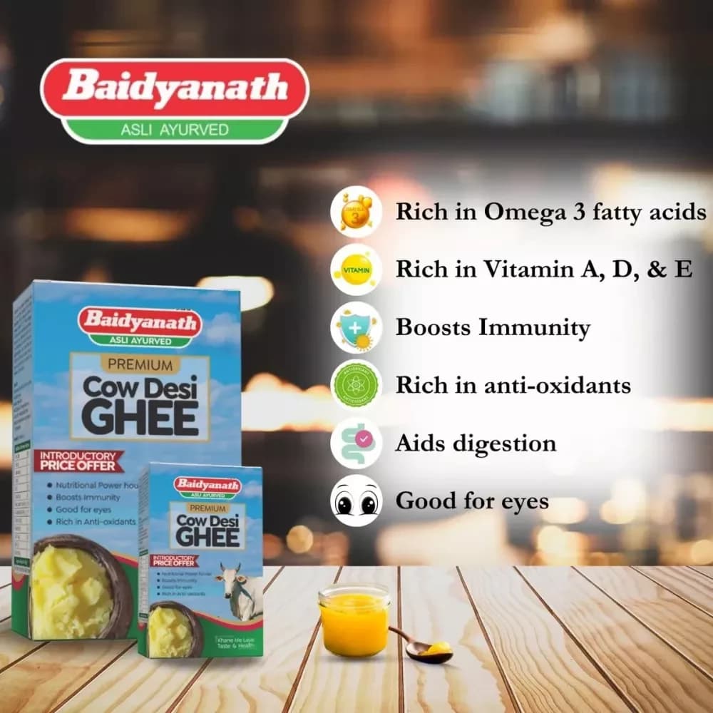 Baidyanath Cow Ghee features