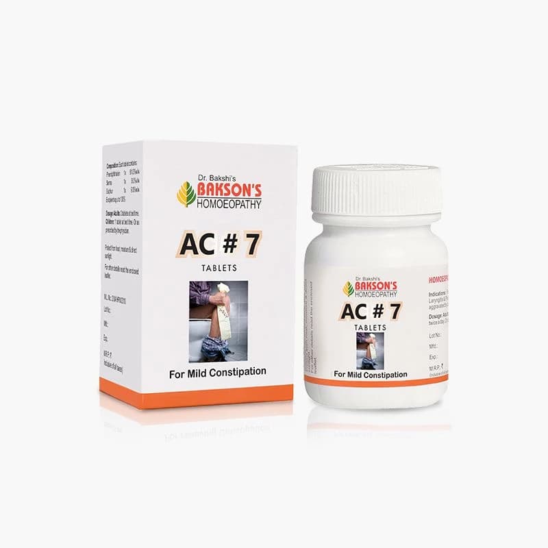 Bakson's AC#7 Tablet 40 Tablets Main Image