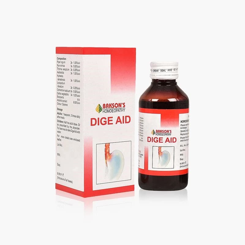 Bakson's Dige Aid Syrup 