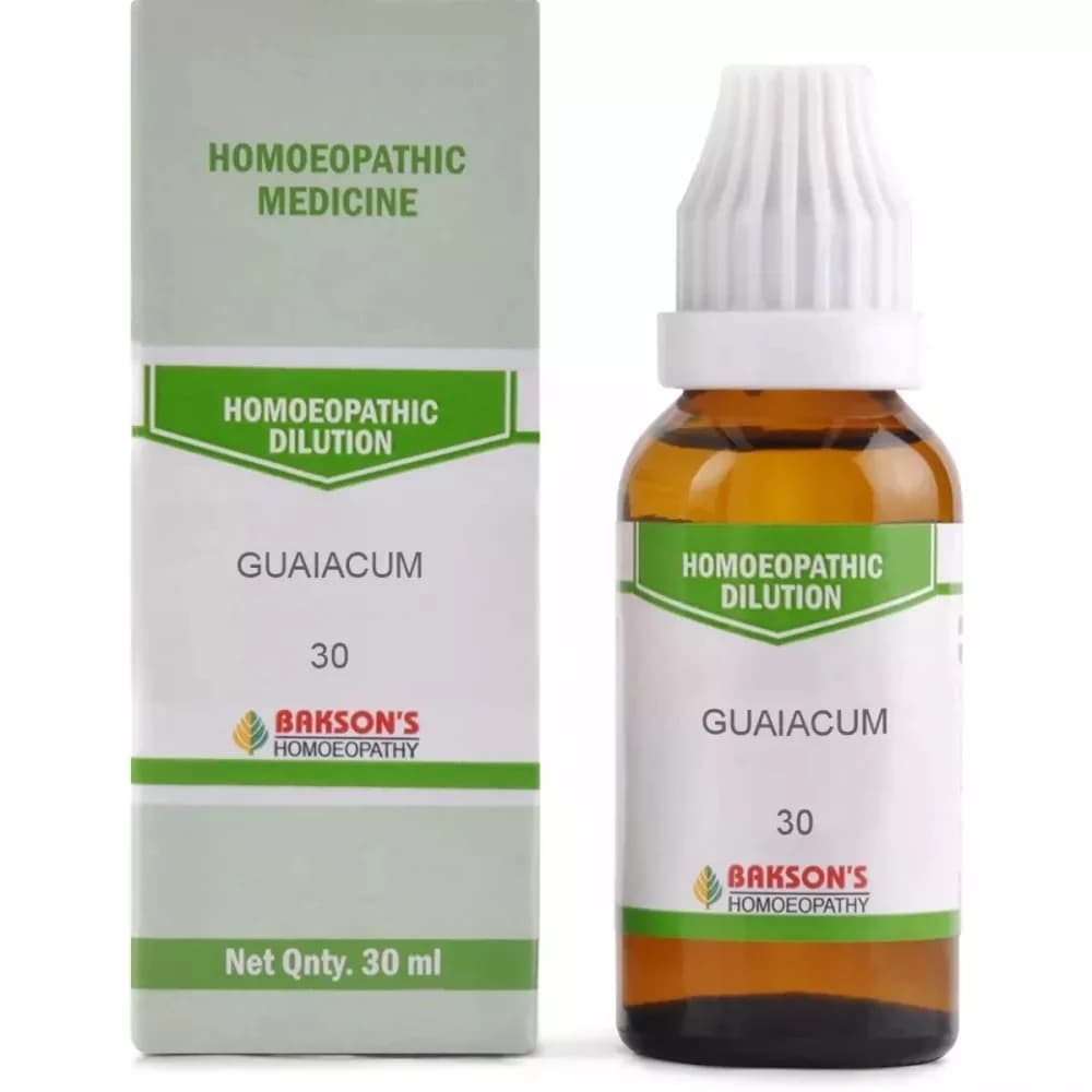 Bakson's Guaiacum Dilution 30 ml 30 CH Main Image