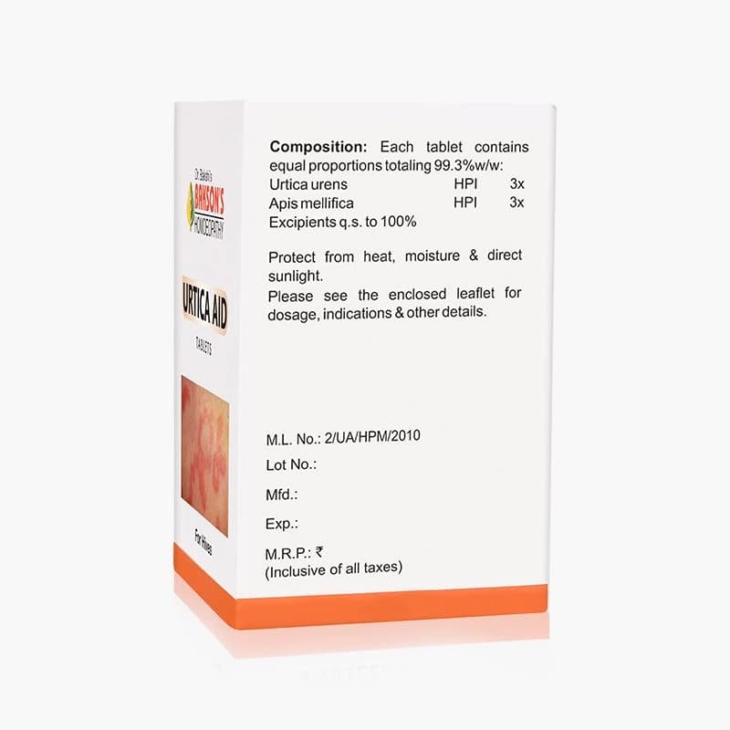 Bakson's Urtica Aid Tablet 40 Tablets Compositions