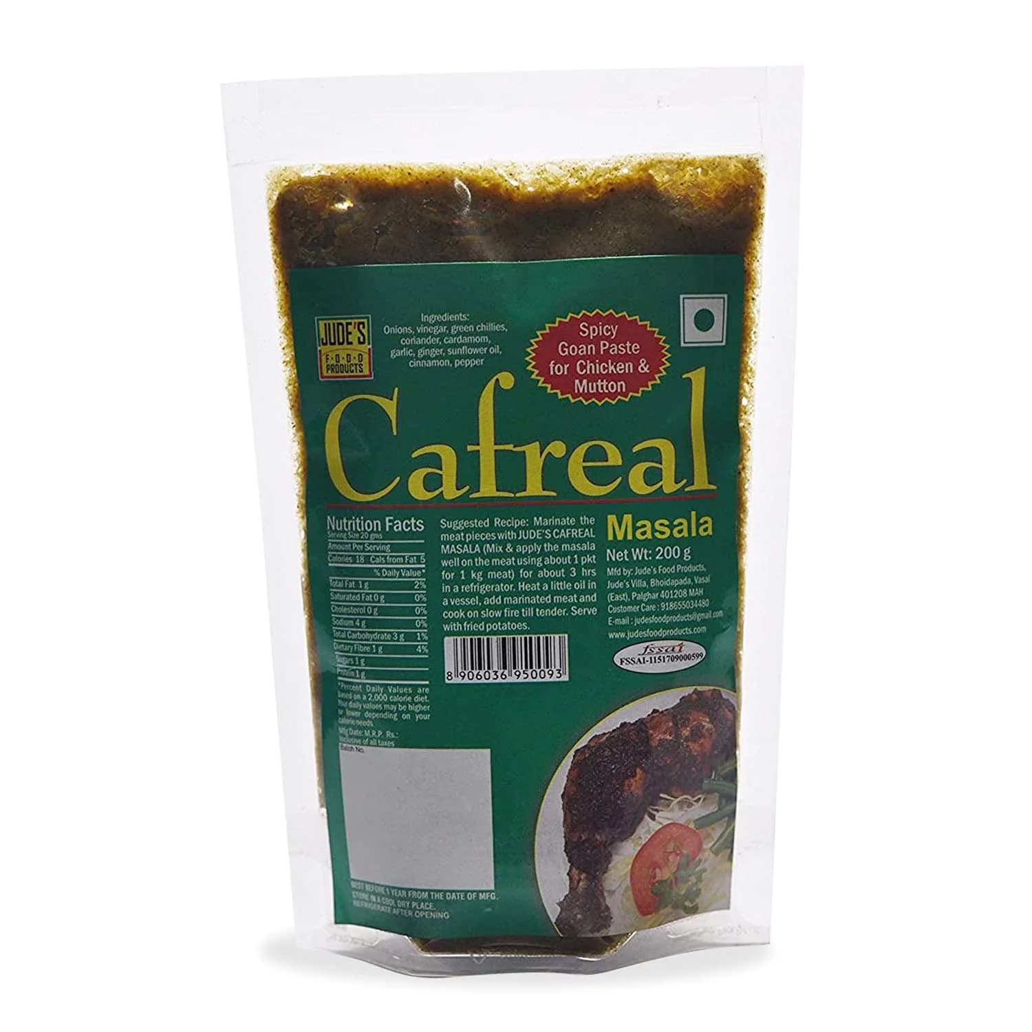 Jude's Food Cafreal Masala