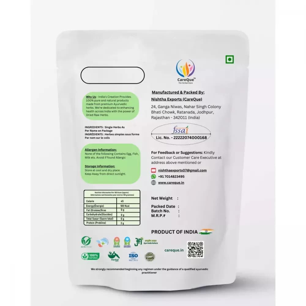 CareQue Asaliya Seed Nutrition Facts