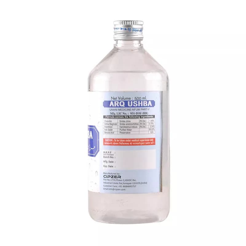 Cipzer Arq Usbha 500 ml Composition And Manufacturing Details