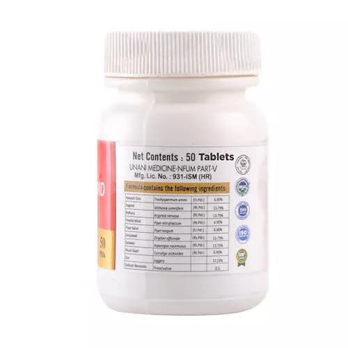 Cipzer Habb-E-Asgand 50 Tablets Composition Info