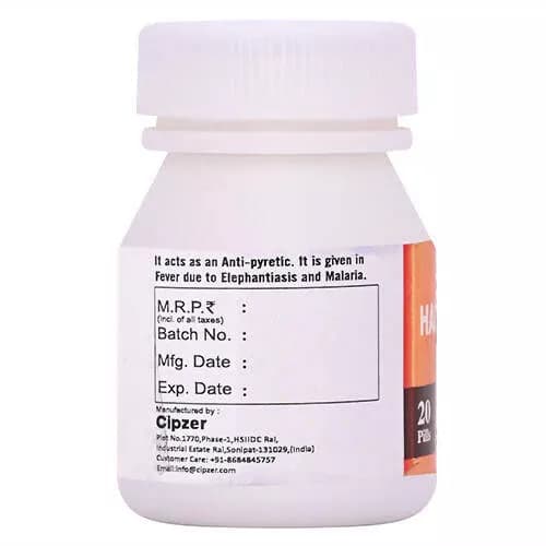 Cipzer Habb-E-Bukhar 20 Tablets Manufacturing Details