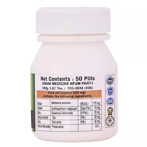 Cipzer Habb-E-Rasaut 50 Tablets Composition Info
