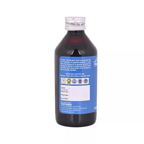 Cipzer Livolife Ds Syrup 200 ml Dosage And Manufacturing Details