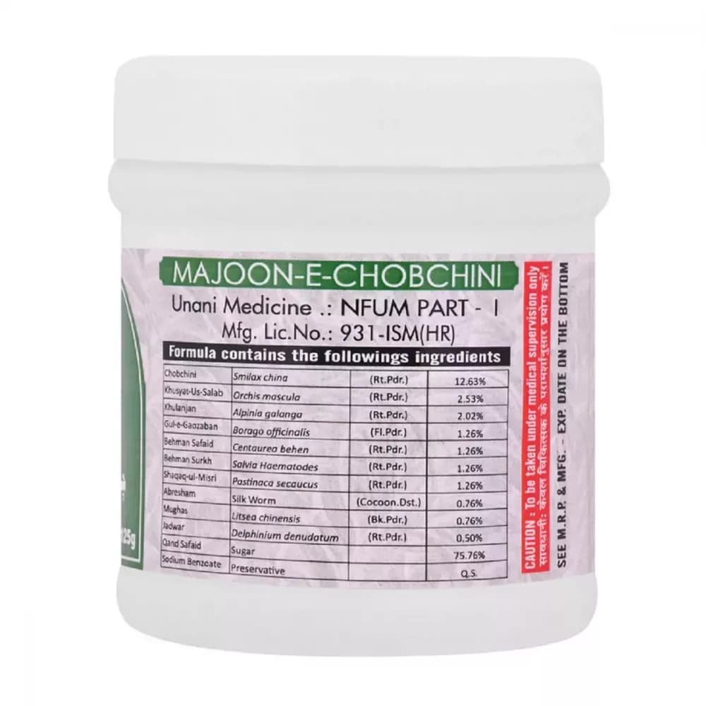 Cipzer Majoon-E-Chobchini 125 g Composition Info