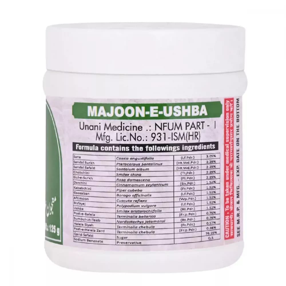 Cipzer Majoon-E-Ushba 125 g Composition Info