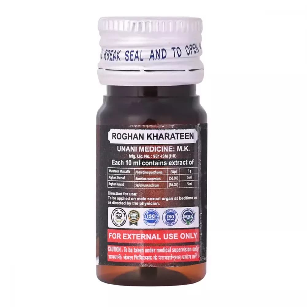 Cipzer Roghan Kharateen 20 ml Composition Info